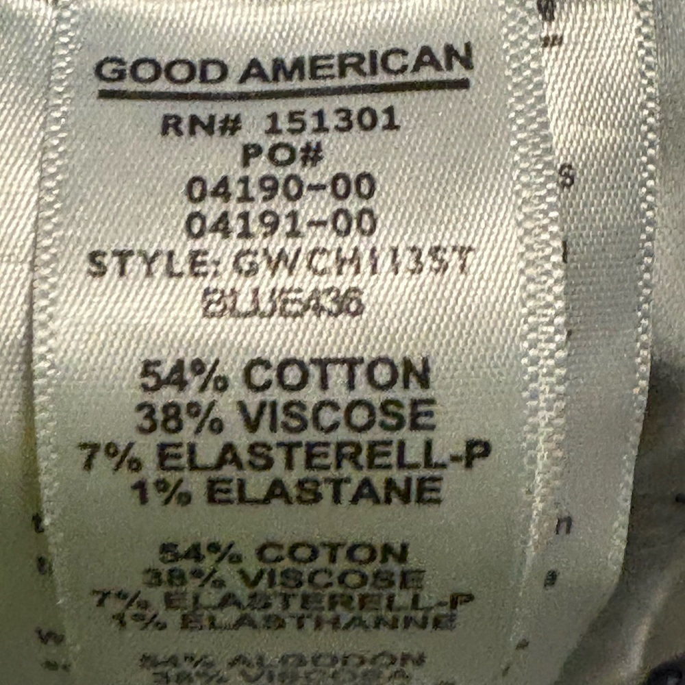 Good American Women's Skinny Jeans - Deep Blue - Picture 4 of 4